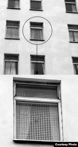 Решетка на окне больничной палаты Василия Алексаняна