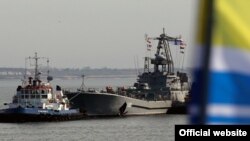 Иллюстрационное фото. Украинский корабль, ранее заблокированный в Крыму.