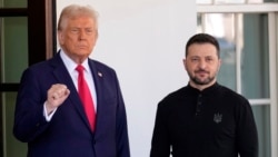 US President Donald Trump welcomes Ukrainian President Volodymyr Zelenskyy at the White House in Washington, Feb 28, 2025.