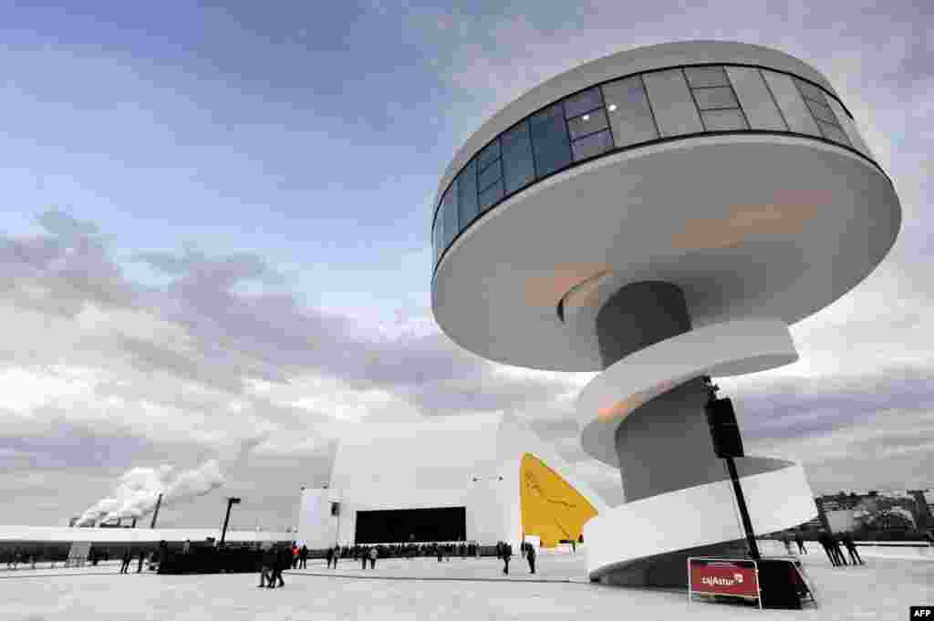 The Niemeyer Center in the northern Spanish city of Aviles, inaugurated in 2011