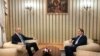Президентът Румен Радев и комисаря по политиката на разширяване и съседство на ЕС Оливер Вархеи. 31 март, 2022 г.