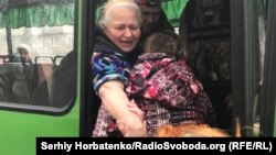 Эвакуацыя зь Севераданецку, красавік 2022