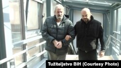 Nikola Koprivica (lijevo) optužen za zločin protiv čovječnosti u Tužilaštvu BiH, 4. april 2022