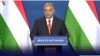 Prime Minister Viktor Orban speaks at a press conference in Budapest on April 6.