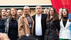 Orbán Viktor a Fidesz kampányzáróján, Székesfehérváron, 2022. április 2-án