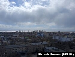Ресей әскері басып алған Украинаның Бердянск қаласы. 2022 жылдың көктемі.