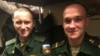 Мікалай Польшчыкаў (справа), салдат тэрміновай службы, які трапіў у палон ва Ўкраіне. 