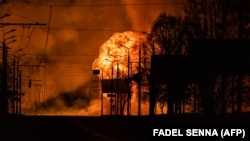 Взрыв на газовой станции около Харькова 30 марта 2022 года