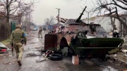 Liberating Ukrainian Troops Find Kyiv Suburb A Wasteland