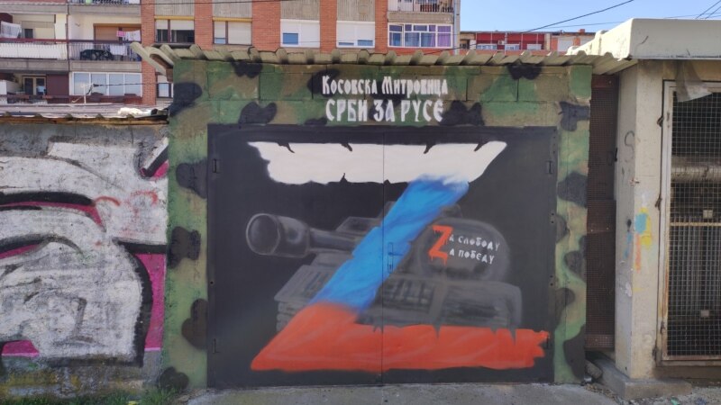Ruski simbol 'Z' na sve strane u Severnoj Mitrovici