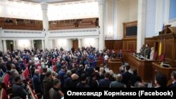 Заседание украинского парламента, архивное фото
