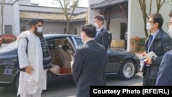 د طالبانو د بهرنیو چارو وزیر امیرخان متقي په چین کې - تصویر له ارشیفه 