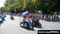 В Севастополі відбувся мотопробіг «Нічних вовків»