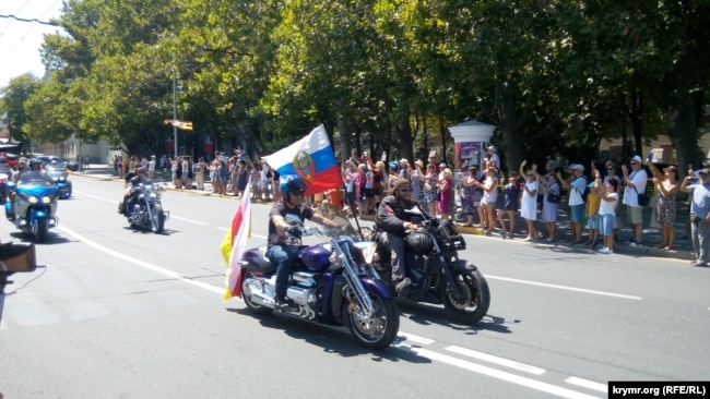 Мотопробег “Ночных волков”. Севастополь, 11 августа 2019 год