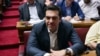Премьер-министр Греции Алексис Ципрас во время заседания парламента в среду
