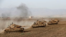 Турецкие танки на границе с Иракским Курдистаном. Апрель 2022 года