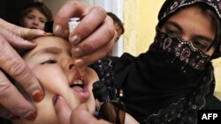 Polio-vaccination is risky work in parts of Afghanistan and Pakistan where militants have denounced it as "un-Islamic."