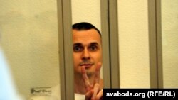 Олег Сенцов у суді, архівне фото