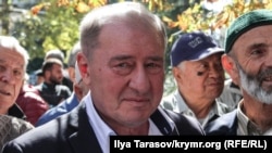 Ильми Умеров, лидер крымско-татарского национального движения, после оглашения ему приговора. Симферополь, 27 сентября 2017 года.