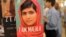 A copy of the memoirs of Pakistani child activist Malala Yousafzai is displayed in a bookstore in Islamabad.