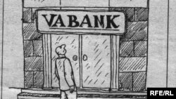 "Vabank". Şerif. Karikatura.
