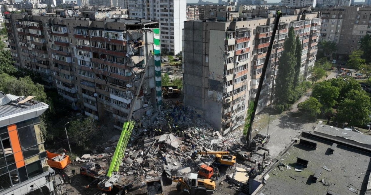 Київ під ударом: ракета Х-101 з західними компонентами влучила в будинок