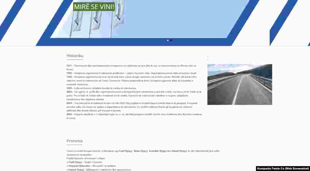 Kompania "Famis Co" para vitit 2022.