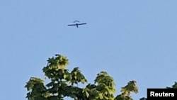 Latviya səmasında Ukrayna dronu