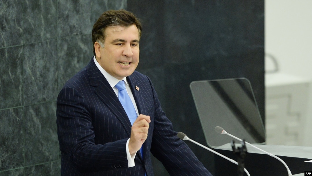 Former Georgian President Mikheil Saakashvili 