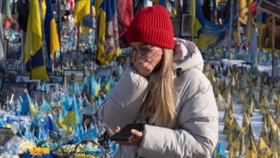 Grief, Anger, And Pride As Ukraine Marks Third Anniversary Of