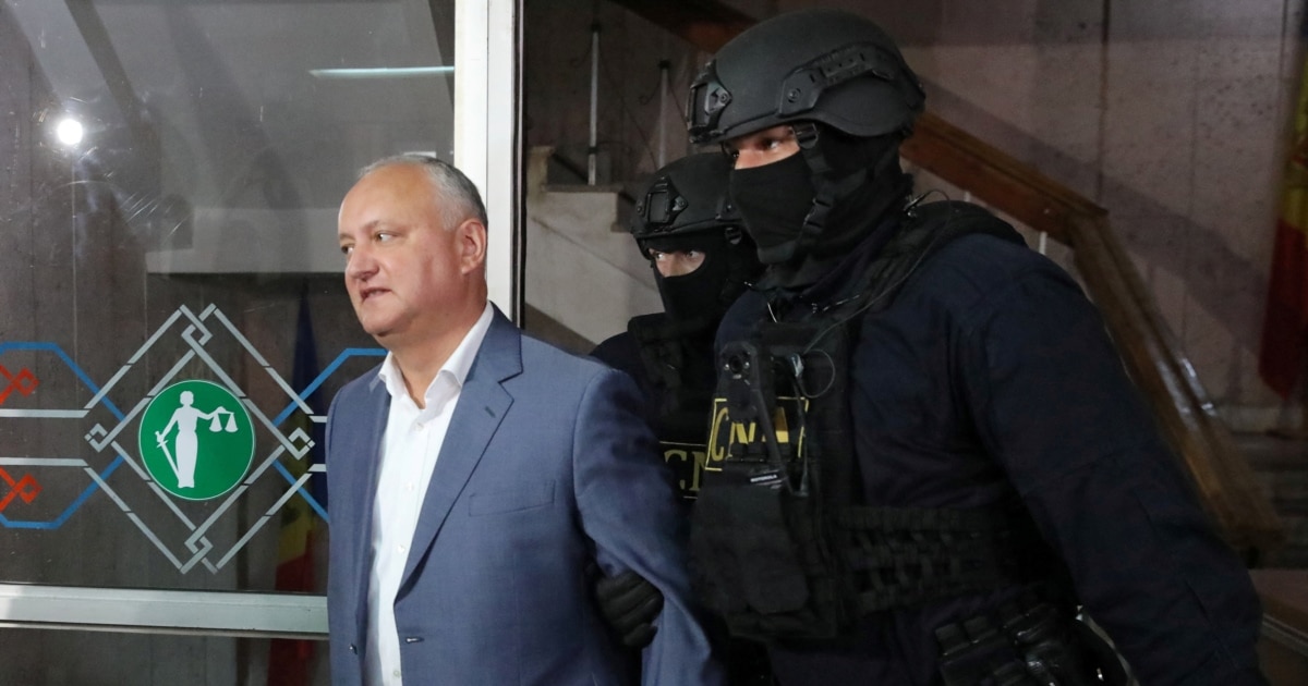 Moldovan Ex-President Dodon Freed From House Arrest, Vows To 'Continue ...