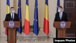 Gen. Nicolae Ciucă, ministrul interimar al Apărării, desemnat de preşedintele Klaus Iohannis să formeze noul guvern, joi, 21 octombrie 2021.