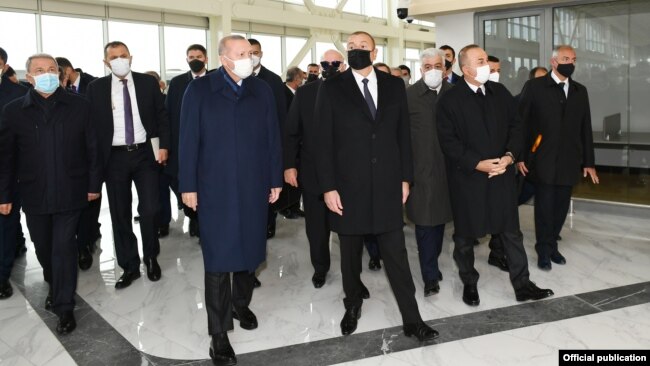 Füzuli Beynəlxalq Hava Limanının açılış mərasimi. 26 oktyabr 2021