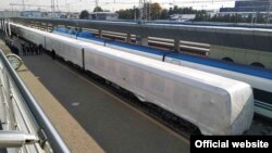 Тошкентга келтирилган янги метро вагонлари (ЎТЙ фотоси)