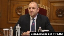 Bulgarian President Rumen Radev (file photo)