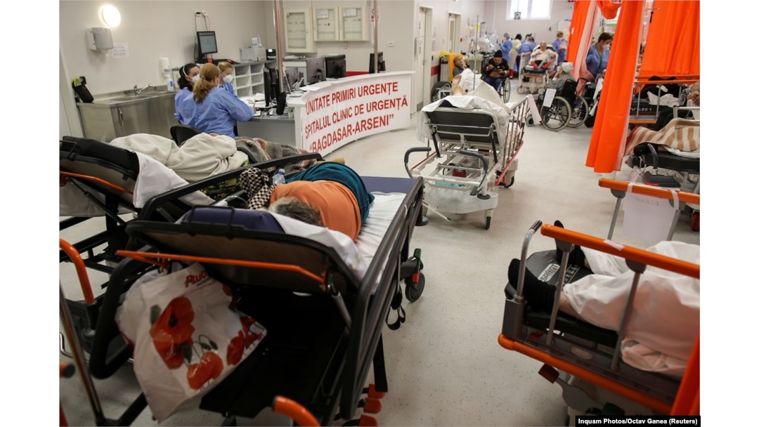Inside Romania's Hospitals As COVID Crisis Intensifies