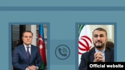 Azərbaycan (sol) və İran xarici işlər nazirləri