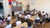 Armenia - First-graders have a class at a village school in Gegharkunik province, September 1, 2021.