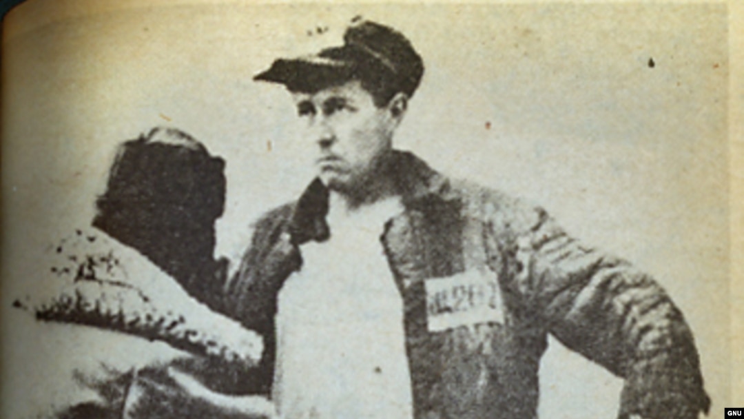 Solzhenitsyn photographed in the gulag in 1953