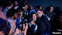 Джеймс Таларико в ночь победы на праймериз в Техасе