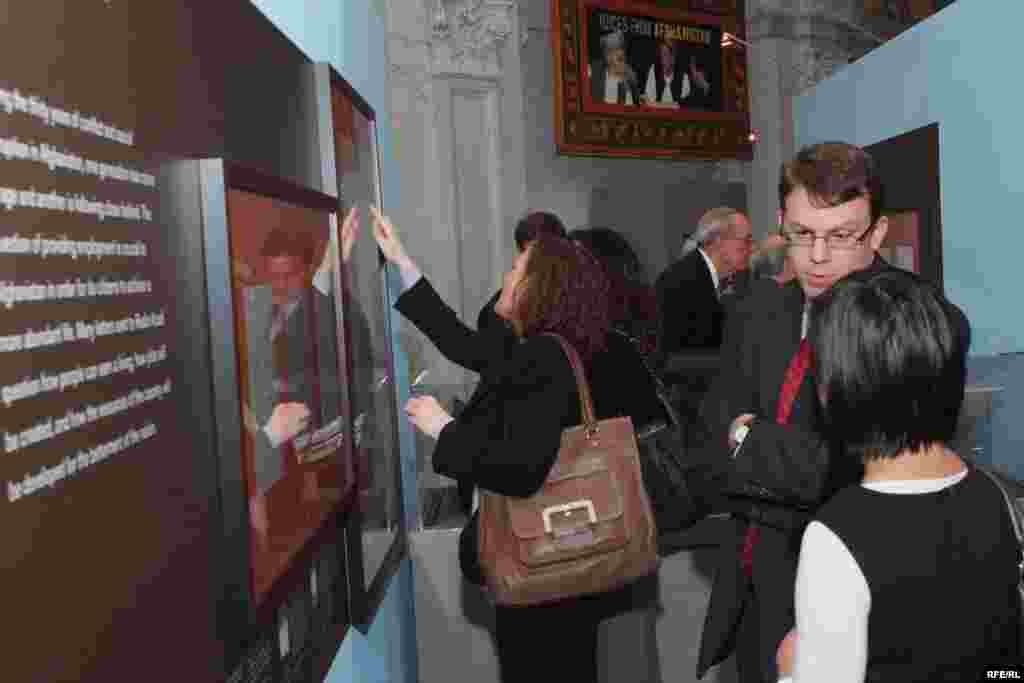 Guests take in the sights and sounds of the exhibit - (Photo by P. Alunans)