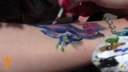 Body art za Svetski dan planete Zemlje u Beogradu