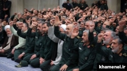 IRGC commanders, in a meeting with Supreme Leader Ayatollah Ali Khamenei in February, have in the past supported various groups opposing the leaders of the clerical regime.