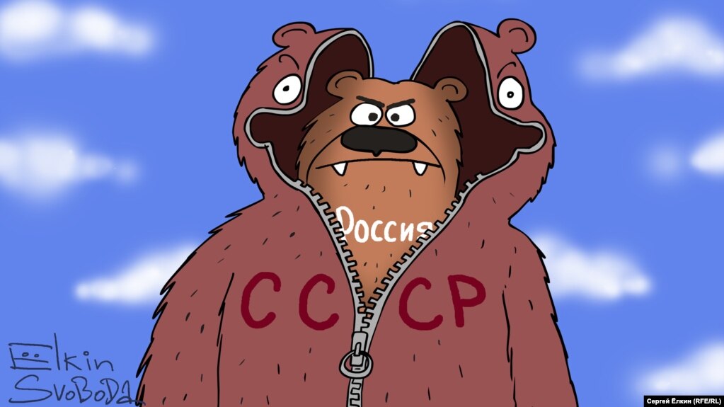 Карикатура російського художника Сергія Йолкіка