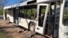 Autobuzul cu civili atacat de forțele ruse în Marhaneț, regiunea Dnipropetrovsk, 23 aprilie 2025