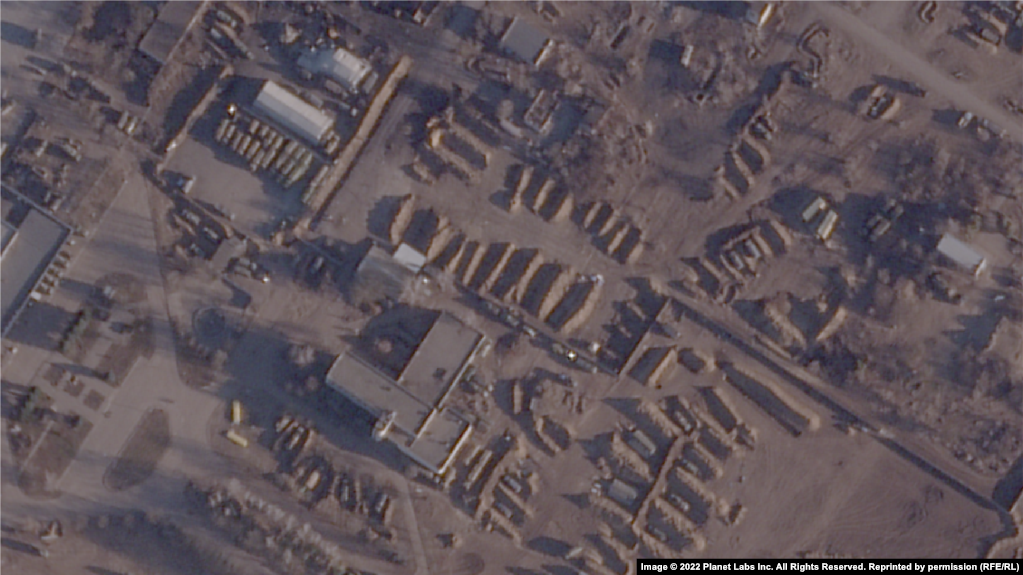 Аеродром Чорнобаївка, супутниковий знімок, березень 2022 року