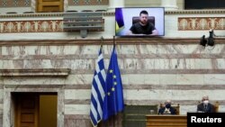 У зверненні до парламенту Греції Володимир Зеленський закликав Грецію «використати вплив» для порятунку Маріуполя