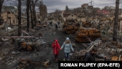ویرانی های ناشی از تهاجم روسیه بر اوکراین