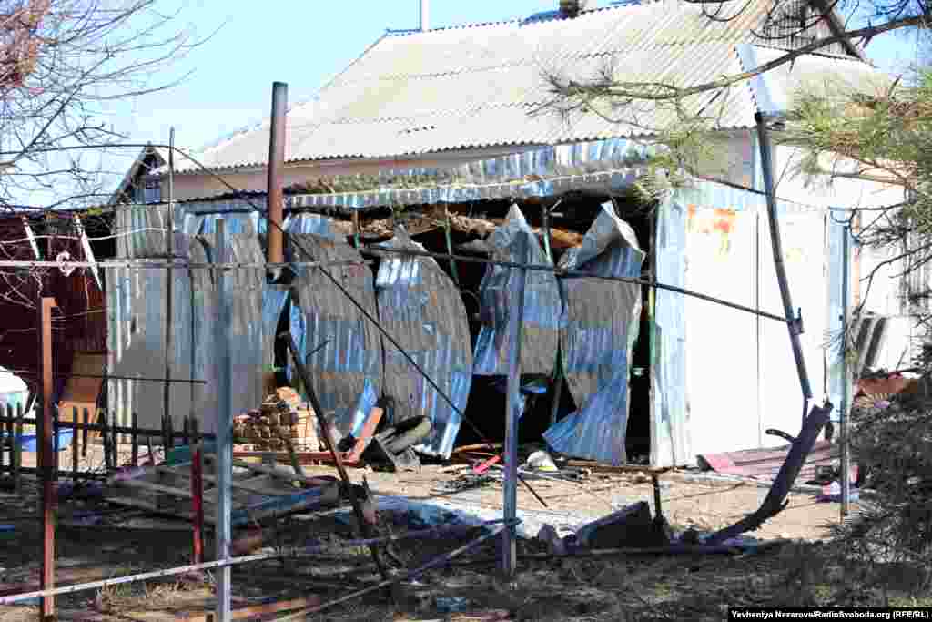 Наслідки руйнувань у місті Гуляйполе Пологівського району Запорізької області, 6 квітня 2022 року