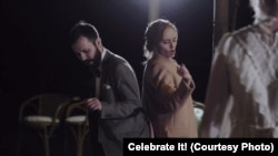  Мария Воронцова танцува с колегата си в живота Евгений Нагорни в италианския град Салерно през 2019 година 